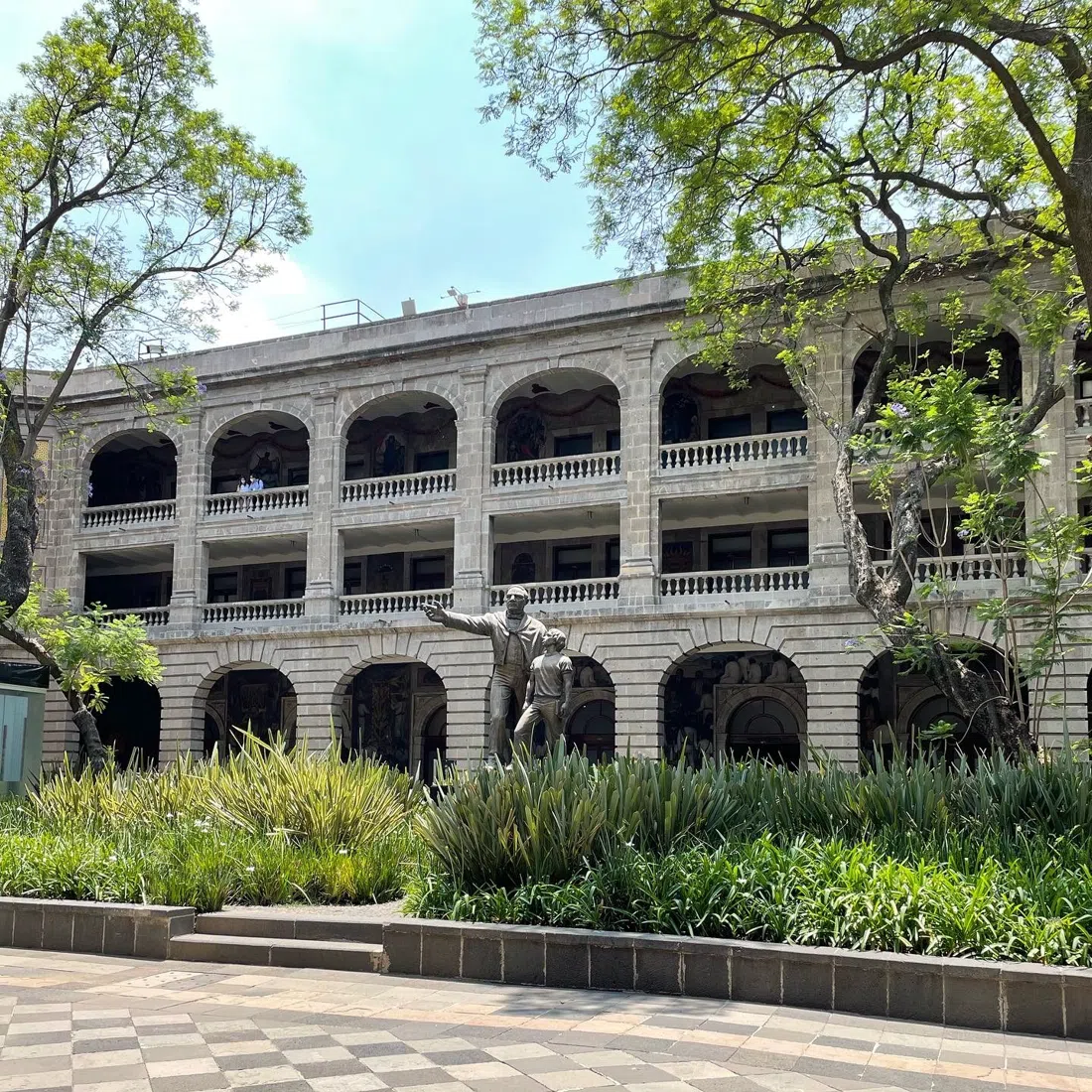 Secretaría de Educación Pública – Gårdvægmalerier, Mexico City
