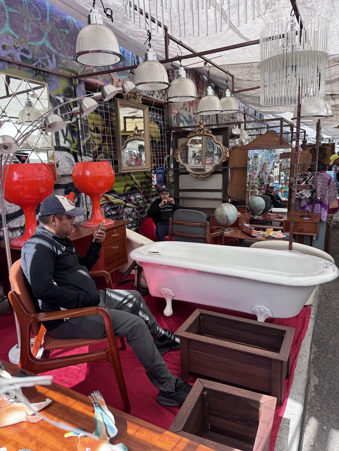 Marché aux antiquités du dimanche de La Lagunilla, Mexico